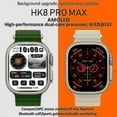 thumbnail image 4 of Hk8 Pro Max Ultra Smart Watch Men 49mm Amoled Screen Compass Nfc Smartwatch, 4 of 4