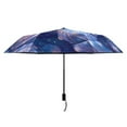 thumbnail image 2 of Starry Sky Shells Compact Sun Umbrella Windproof Travel Umbrellas for Rain Strong Portable UV Protection, 2 of 8