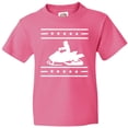 thumbnail image 3 of Inktastic Snowmobile Gift Silhouette Youth T-Shirt, 3 of 5