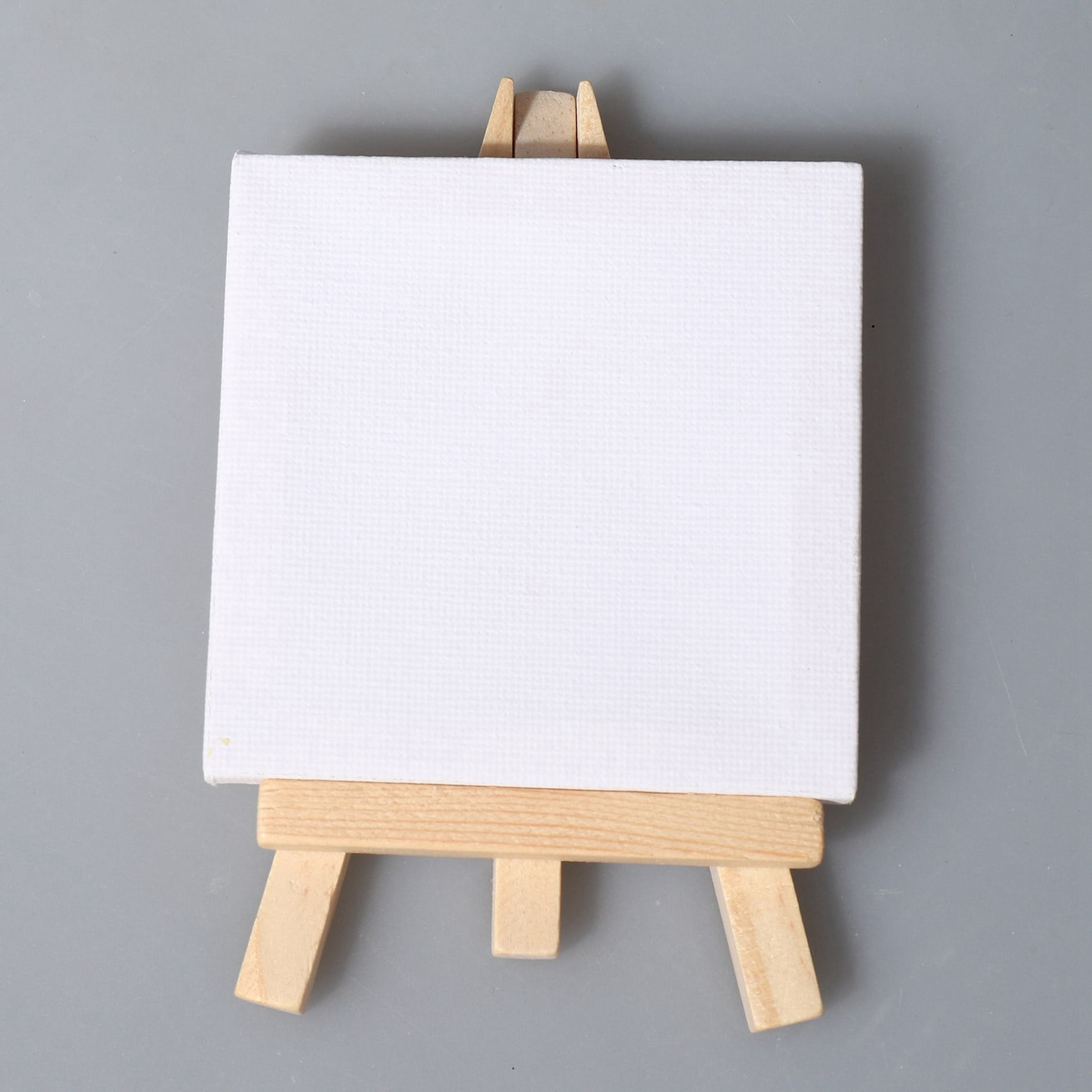 Artists 3 inch x3 inch Mini Canvas & 5 inch Mini Easel Set Painting Craft Drawing - 36 Mini Canvases & 36 Mini Easels