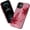 Flower Pink Lily, variant on Case for iPhone 12, Christmas Tree Gingerbread Man Phone Case Military-Grade Drop Protection Cover for Women Girl - Frosted