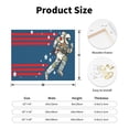 thumbnail image 2 of Lsque Astronaut Runs Forward Print Wall Art – Decorative Picture for Living Room, Bedroom, and Office (Horizontal), 2 of 6