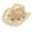 Beige, variant on Sun Hats Summer Western Cow Hat Shapeable Straw Hat Hollowed Out Sun Hat Casual Caps Khaki,One Size