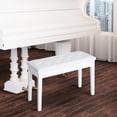 thumbnail image 5 of Keyboard Bench | Used in Piano Practice and Performance | Rubber Wood Frame with Faux Leather | Lightweight and Portable, 5 of 5