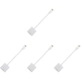 thumbnail image 1 of PinesC 4pcs vga cable Adapter Office Supplies Convert Cable Video Cable Video Converter Home Converter Home VGA Converter Multifunction conversion line 1080p abs white, 1 of 5