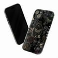 thumbnail image 3 of Mystic Butterfly & Skull iPhone Case, Dark Witchy Gothic Aesthetic Protective Cover, Occult Moon Magic Collage Halloween Phone Case for iPhone 16 15 14 13 12 11 Pro Max Plus Mini, 3 of 6