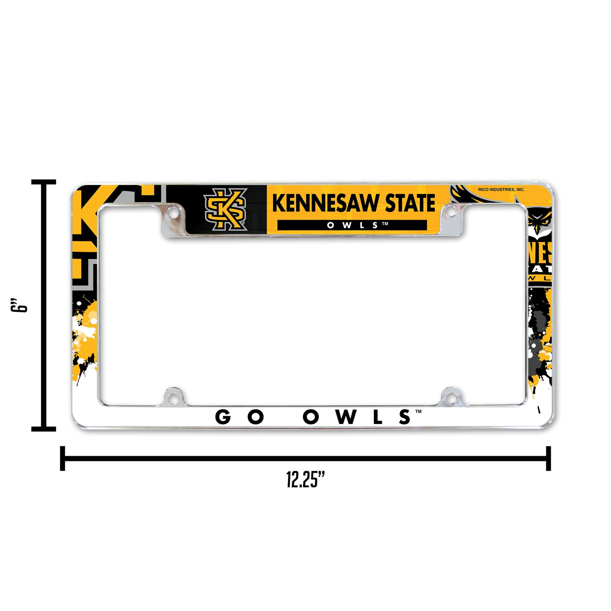 KENNESAW STATE ALL OVER CHROME FRAME