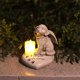 thumbnail image 5 of Fiudx Estatua Conmemorativa para Perro, Diseño de Ángel con Vela Led, Adorno de Resina para Jardín Exterior, Decoración de Homenaje a Tu Mascota, Regalo Sincero para Dueños de Mascotas, Tamaño 18 X 1, 5 of 6