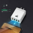 thumbnail image 3 of HLONK Usb Charger Block  Wall Charger Fast Charging Block  Power Adapter Cube 4 Port Charge Travel Brick Cell Quick Chargers Box Power Adaptor for iPhone 12 SE  11Pro Max  Samsung Galaxy, 3 of 7
