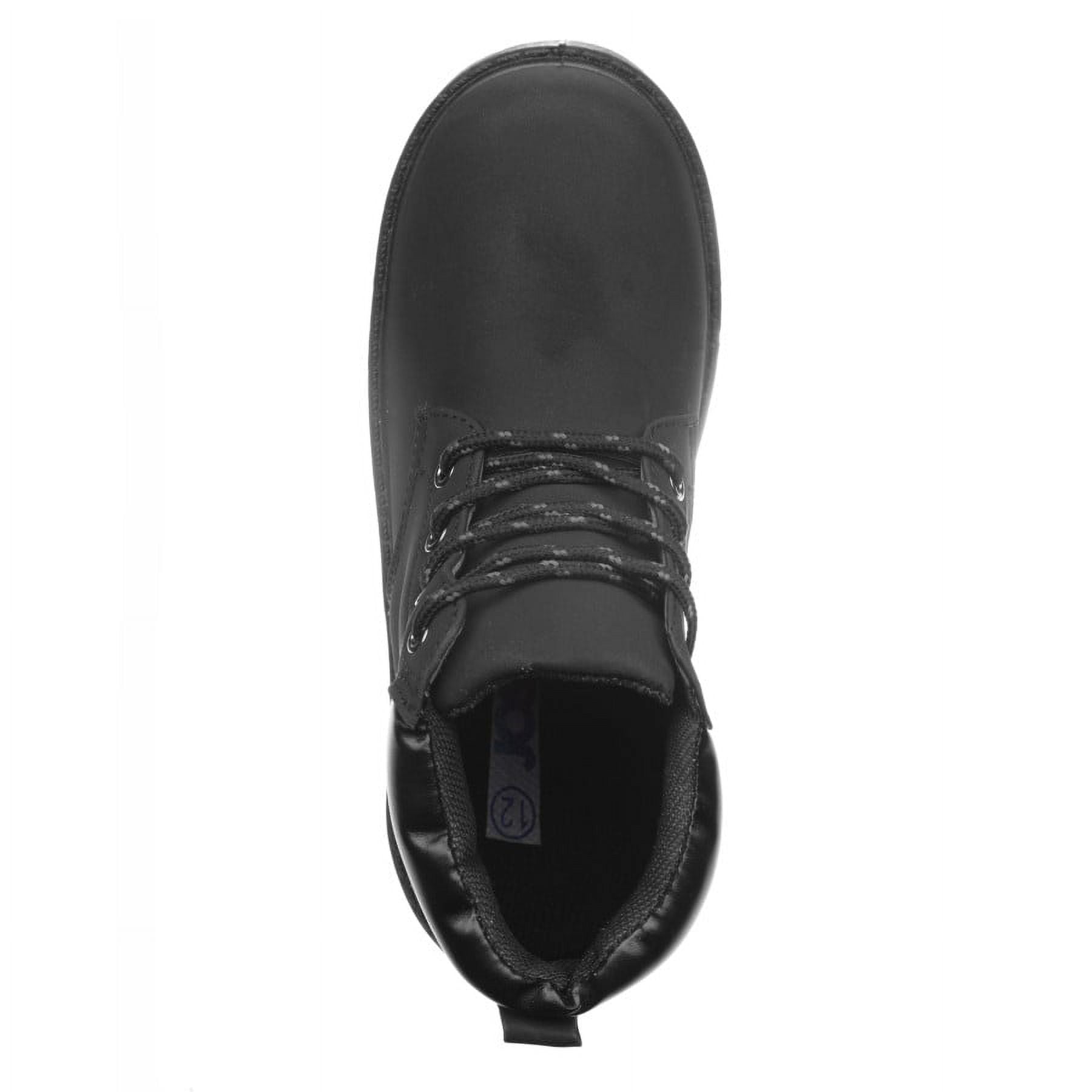 Josmo Unisex Outdoor Kids Lace Up Comfort Casual Boots: Perfect for Outdoor Adventures, Black, 13