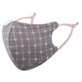 thumbnail image 1 of New autumn/winter silver ion gauze mask, pure cotton washable warm cold-proof. Adult L size (small face women), summer thin begonia gray, antibacterial., 1 of 5