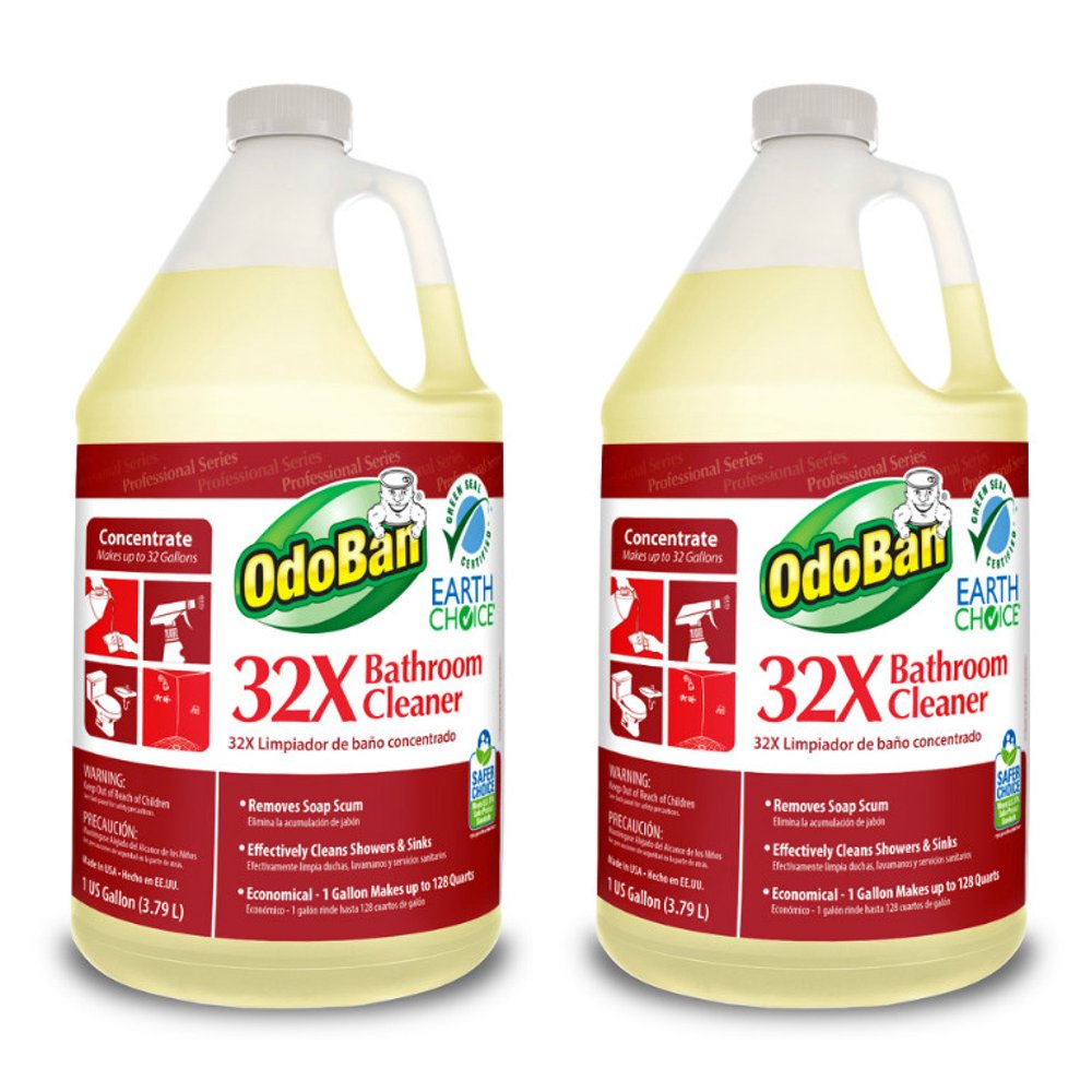 OdoBan Professional Cleaning 32X Bathroom Cleaner, 1 Gallon Concentrate