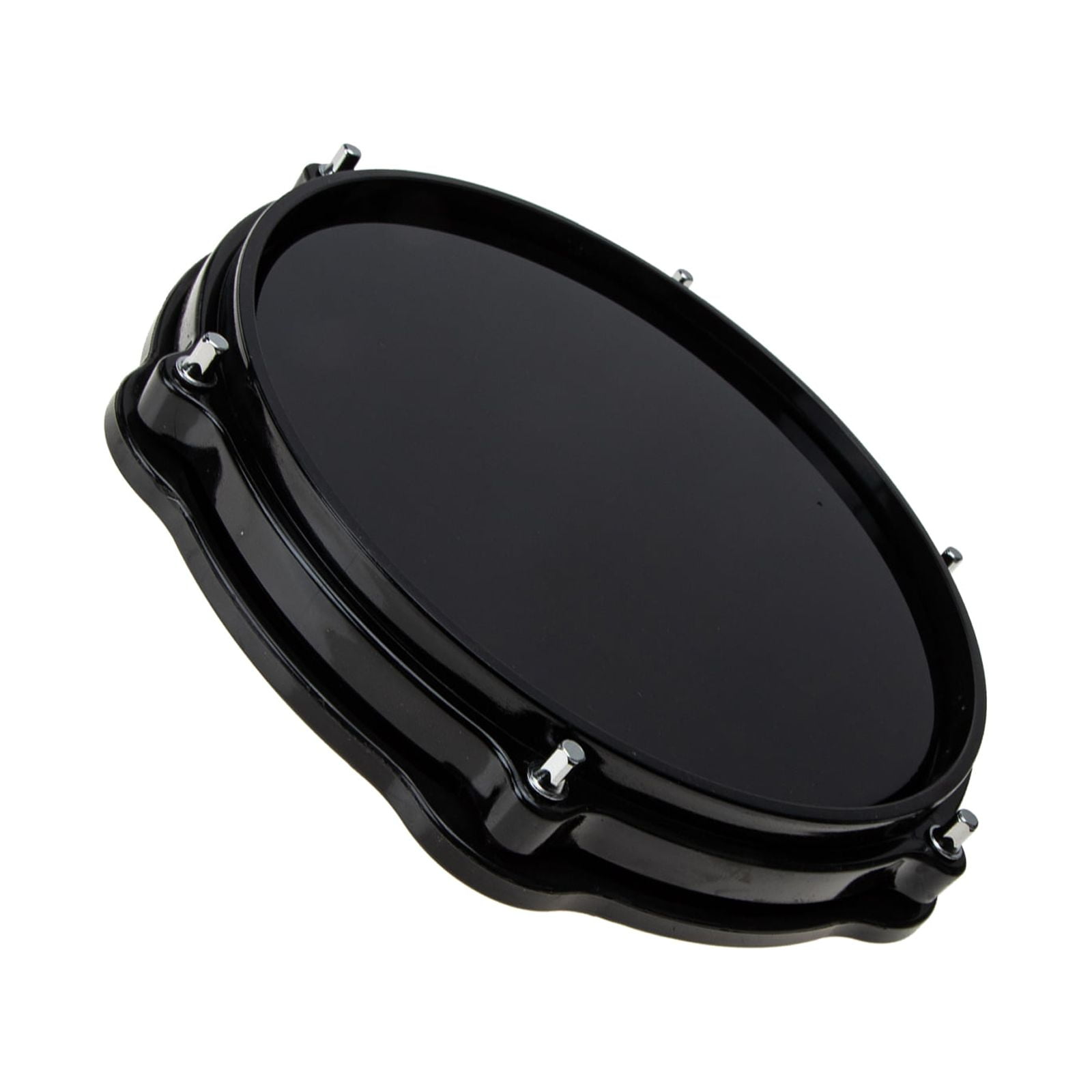 Eease Electronic Drum Practice Pad Rubber for Beginners/Home 10" Black