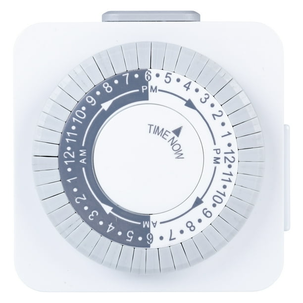 Hyper Tough Indoor Analog Timer, Single Grounded Outlet