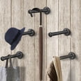thumbnail image 2 of Wall Storage Shelf Holder Brackets Book Shelving Industrial Steampunk Iron Pipe, 2 of 9