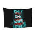 thumbnail image 4 of DouZhe Funny Game Console Sticker Slogan Tapestry Modern Wall Hanging Tapestries Dorm Room Home Decor, 60" x 40", 4 of 6