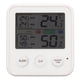 thumbnail image 1 of Termómetro de ambiente con pantalla LCD de 3,7 pulgadas - Alta precisión, indicador de nivel de comodidad, sensor de humedad para el hogar, la cocina, la oficina - Blanco, 1 of 10