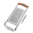 thumbnail image 2 of Cheese Grater,Stainless Steel Zester, Kitchen Flat Handheld Grater For Cheese, Chocolate, Spices, And Potato, Zucchini, Carrot, Apple, 2 of 6