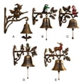 thumbnail image 2 of Naiovety Adornos de campana navideña de lujo de metal hechos de Ren Estructura robusta para alegría navideña Adecuado Kits de decoración para fiestas dos, 2 of 6