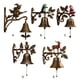 thumbnail image 2 of Naiovety Adornos de campana navideña de lujo de metal hechos de Ren Estructura robusta para alegría navideña Adecuado Kits de decoración para fiestas dos, 2 of 6
