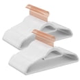 thumbnail image 1 of Juego de 60 perchas SONGMICS de terciopelo, color blanco nube UCRF0021W01, 1 of 7
