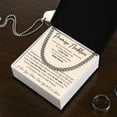 thumbnail image 3 of Promise Necklace For Him, Promise Necklace Gift For Boyfriend, Birthday Valentines Jewelry Gifts For Man, Husband Necklace From Wife, Cuban Chain Necklace, Anniversary Necklace For Boyfriend, 3 of 5