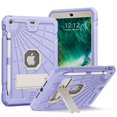 thumbnail image 1 of Funda para iPad SIBEITU para niños de 9,7 pulgadas con soporte para lápices, color morado, 1 of 8