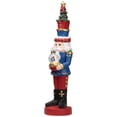 thumbnail image 5 of LED Lighted Nutcracker Soldier with Christmas Tree - 29" - Blue and Red, 5 of 9