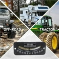 thumbnail image 5 of Slope Angle Meter Protractor Tilt Level Meter Gauge 25-0-25 Clinometer 45-0-45 Glass Tube Inclinometer Outdoor Riding, 5 of 5