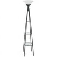 thumbnail image 1 of Coaster Furniture Torchiere Floor Lamp with Clear Glass Shelving, 1 of 2