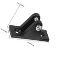 thumbnail image 2 of KALLORY 2Ud Accesorio Eye End Cap Negro Para Bimini Para Navegación Y Yates, 2 of 8