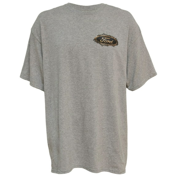 Men's "This is Ford Country" Graphic Print T-Shirt in Oxford Grey, 2XL
