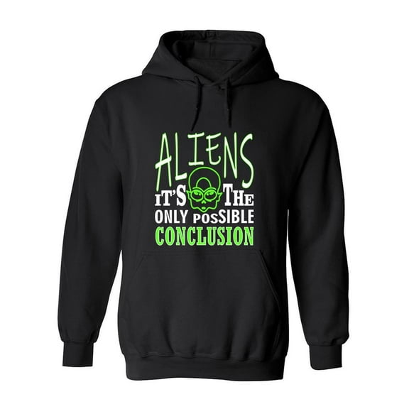 Aliens Quote Hoodie Men -Image by Shutterstock, Male XX-Large