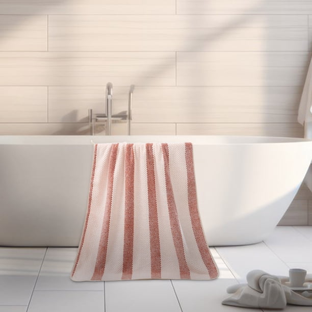 Toallas de baño, toallas de cocina, artículos esenciales de viaje, toalla de rayas con cuadros de piña, toalla de lavado gruesa, absorbente, envuelta, sin rayas, toalla para secar el cabello, producto