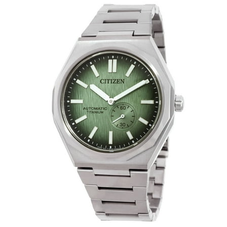 Citizen Zenshin 60 Automatic Green Dial Men's Watch NK5020-58X
