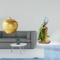 thumbnail image 2 of Escultura de frutas,Figura decorativa de fruta para decoración del hogar,Escultura de estatua decorativa de resina,Figura de escritorio,Estante de estatua de pavo real para, 2 of 8