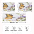 thumbnail image 2 of Ryvnso Satin Pillowcase Butterflies Flowers Pillow Cases Standard Size 40x20in, 2 of 6