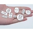 thumbnail image 4 of Pack of 31 Inspirational Message Sayings Charms DIY Charms Pendant for Crafting, Jewelry Making Accessory (Inspiration Charms 31pcs Silver), 4 of 4