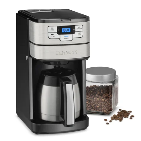 

Happy Home Grind & Brew™ 10 Cup Automatic Thermal Drip Coffeemaker