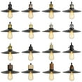 thumbnail image 6 of KAYYELAMP Adjusted Cable J-Type Track Lamp Wooden Base Black Shade Vintage Design Pendant Lighting for Kitchen Dining Room(No Bulb, Track), 6 of 7