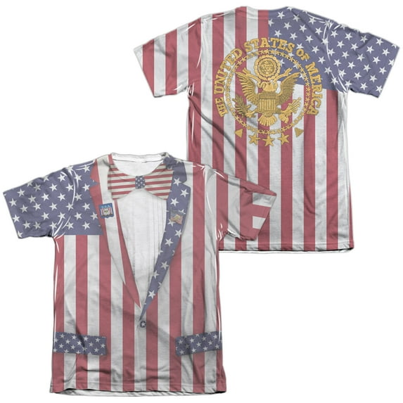 Liberty Suit (Front - Back Print) - Short Sleeve Shirt - Large
