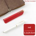thumbnail image 1 of Porte-crayon en Cuir PU Sac de Rangement pour Stylos Étui à Stylos Couleur Unie Résistant à l'Usure Housse de Protection pour Stylo Petit Signe A3, 1 of 6