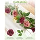 thumbnail image 2 of Flores Artificiales InnoGear de Espuma Rosas Falsas 50pcs Burdeos, 2 of 8