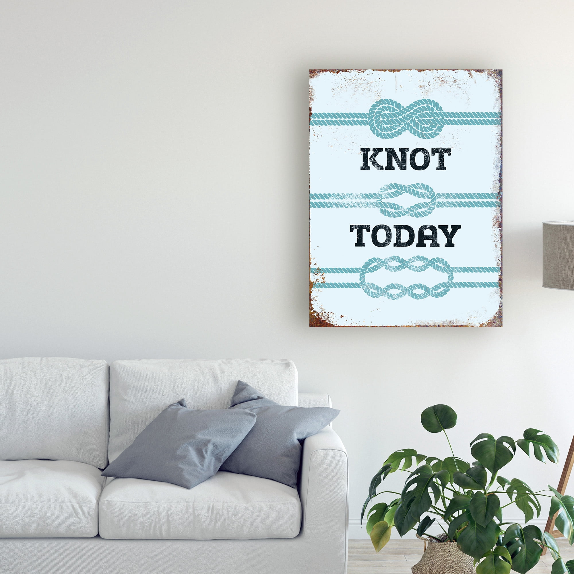 Trademark Fine Art 'Punny Nautical I' Canvas Art by JJ Brando