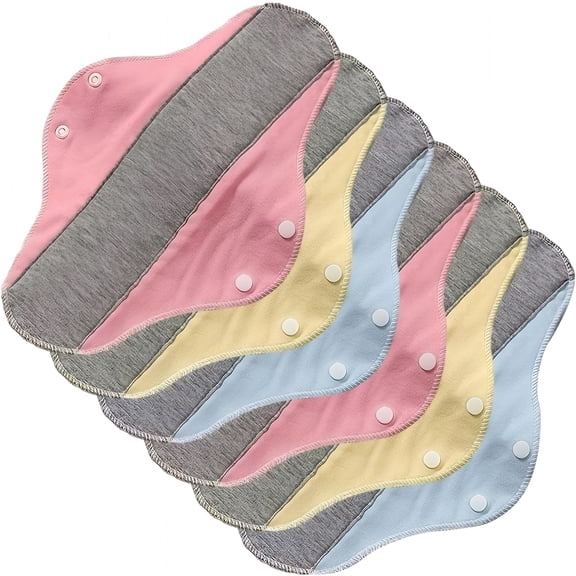 QARUN Reusable Leak-Proof&Waterproof Washable Incontinence Pads with Graphene Aseptic Technology for Elderly Care&Mobility Support,Feel Secure,Dry,And Comfortable(Multicolor 6)