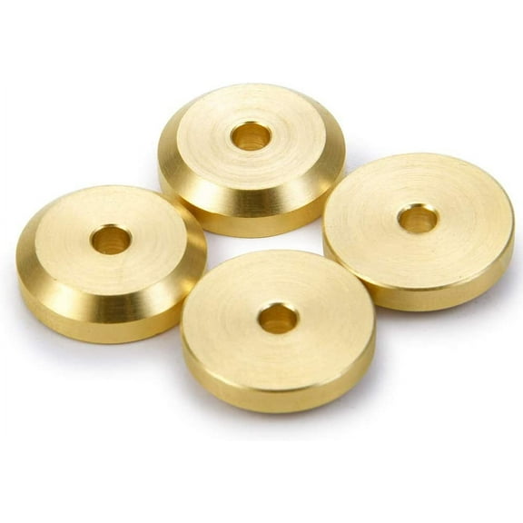 Brass Drive Stub 4mm Yellow Wheel Weights SCX24 AXI90081 RC Crawler Car Upgrades