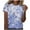 #0149-Blue, variant on Womens Summer Tops for Women Short Sleeve Flowered Floral Shirts Casual Cute Vintage Graphic Tees