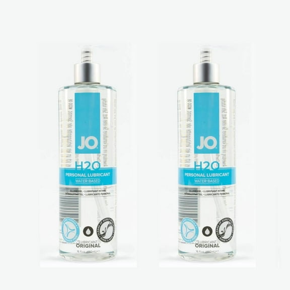 JO H2O Original Water Based Lubricant 16oz - Pack of 2