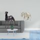 thumbnail image 2 of Estatua de perro de resina, figura de animal, decoración del hogar, centro de mesa, escultura de escritorio, figura para sala de estar, hotel, Navidad, 2 of 8