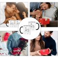 thumbnail image 5 of YIQXKOUY Couples Gifts Coffee Mugs Set Cute Matching Coffee Mug Couples Ceramic Coffee Mugs for Wedding Gifts Anniversary Engagement Valentines Day Gifts for She He Couples, 5 of 5